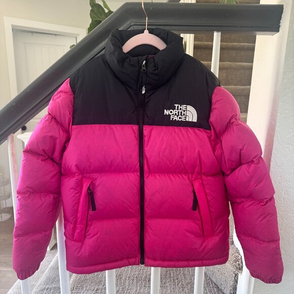 NORTH FACE Girls' Retro Nupste Packable Down Jacket - Picture 1 of 12